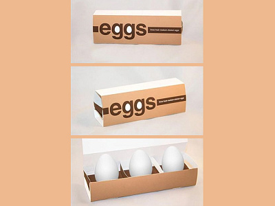 3-Egg Packaging Design by Matt Hodin brand design graphic design illustration logo matt hodin matt hodin design packaging packaging design type typography