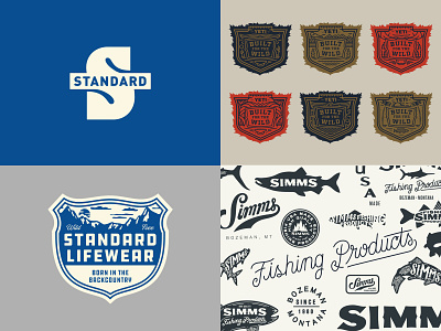 Top-2018 apparel badge branding colorado fly fishing lettering logo outdoors typography