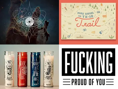 #Top4Shots austin beto candles handlettering mystical texas top4 typography