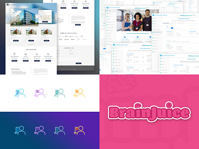 My Top 4 shots of 2018 2018 branding dashboad icons landing page logo top shots website