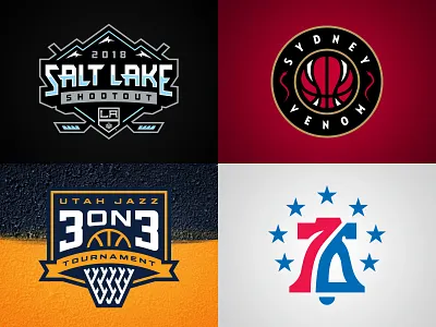 Top 4 of 2018 athletics basketball gaming hockey jazz logo nba utah