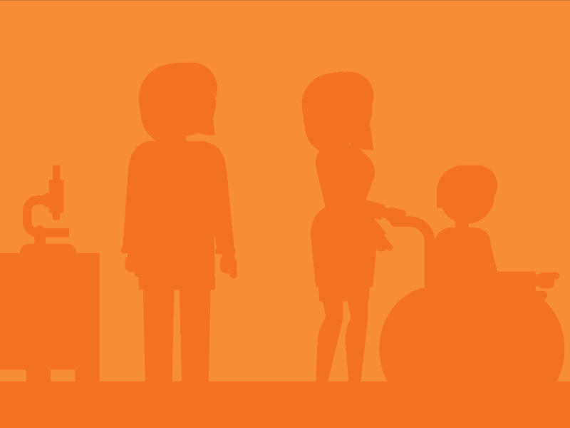 Trials Today Doctor & Patient after effect app appointment calendar character animation desk doctor ethan fowler health illustrator medicine microscope mograph motion graphic office patient pill schedule story board vector