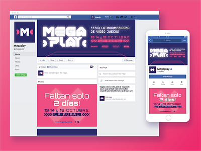 Megaplay - Latin American videogame fair design advertising design brand branding design diseño de logotipo diseño gráfico evento efímero facebook banner games graphic design logo marca morphology social media design typography uba vector videogames videojuegos