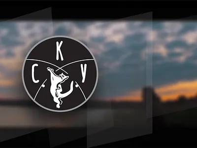 Cky art design fishing illustration logo