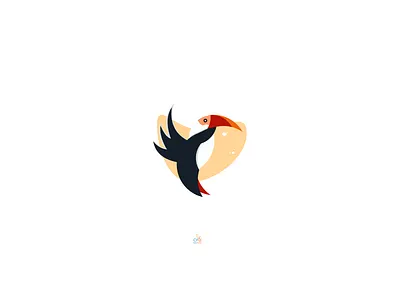 Toucan Bird Design animal art bird branding colorful design create logo creative design design design art fresh colors fresh design graphic design illustrator logo logo art logodesign minimalist toucan unique design vector