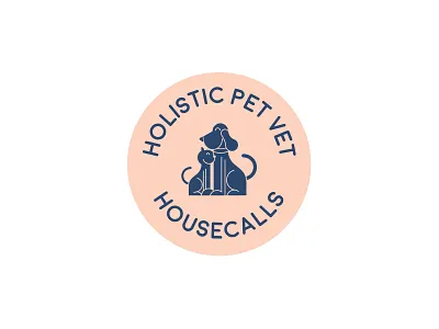 Holistic Pet Vet animals logo pet vector veterinary
