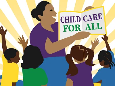 Child Care For All design illustration