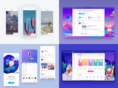 Top4Shots on @Dribbble from 2018 app art brand branding design icon illustration illustrator ios logo mobile ui ux vector web website