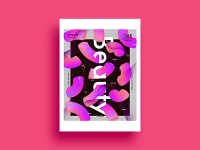 Futuristic Poster-03 插图 渐变 管子 美丽 设计