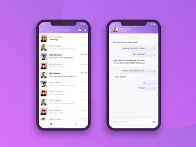 Chat UI chat chat screen chatapp mobile app social media