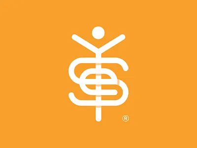 YES | your empowered self brand branding coach coaching design development logo logomark mark monogram type typography yes