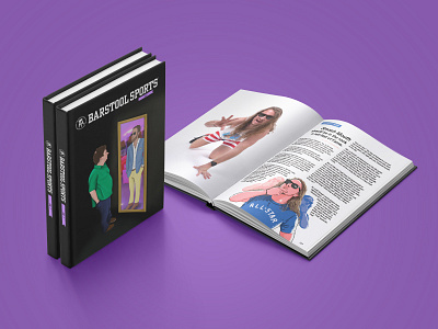 Barstool Coffee Table Book Vol. 1 barstool sports book indesign layout layout design print