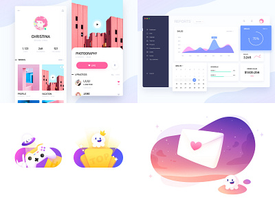 Best of 2018 app data design illustration ios jellyfish ui ui ux ui 100 ui100days