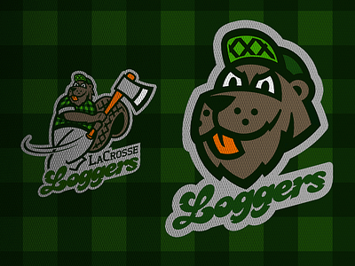 La Crosse Loggers baseball branding collegiate concept logo northwoods northwoods league sports