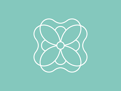 Maitland Pregnancy Massage bean brand identity branding brandmark flower health icon logo maitland massage minimal pregnancy pregnant remedial rose simple symbol wellness