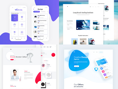 Top of 2018 app design clean daily ui ios landing page minimal mobile app rikon rahman ui design ux design web design website