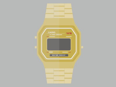 Casio. casio flatdesign