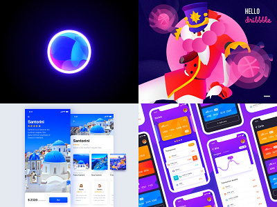 Best 4 shots of 2018 ai animation app artificial intelligence bank card card concept design illustration journey travel trip ui vector