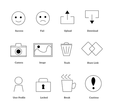 Icon Set Design dailyui dailyuichallange design ui ui design uidesign