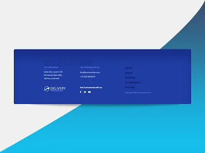 Footerideas concept footer corporate branding footer footer designs