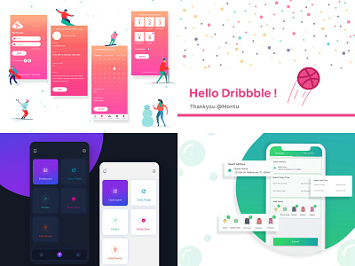 2018 2018 2019 dribbble invites newyear popular shots top year