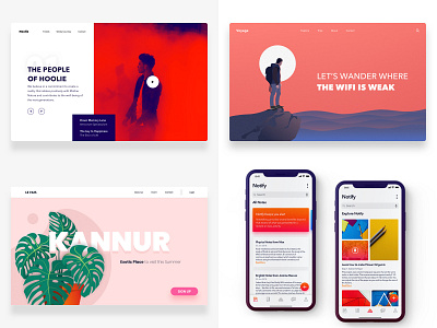 2018 animation app colors header illustration interaction iphone iphone x landing page minimal ui uidesign ux webdesign website