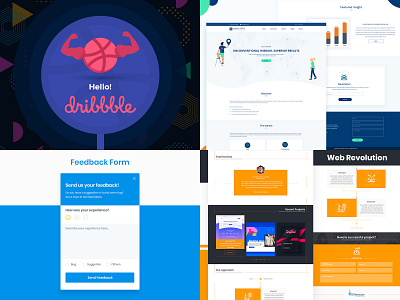 Top 4 | 2018 craeative landing page logo design trend ui ui design ux