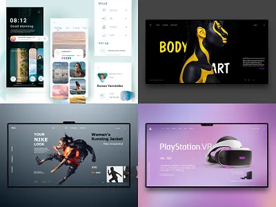 Check out my #Top4Shots on @Dribbble from 2018 app brand branding design ecommerce landing landing page luxury minimal modern nike shopify store typography ui ui ux ux ux design web webdesign
