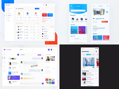 Four top design of mine in 2018 application application page desktop mail apps clean design inspiration interaction design iphonex landing page travel app ui uiux ux design