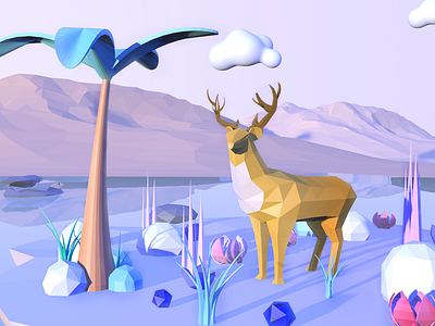 Lowpoly c4d