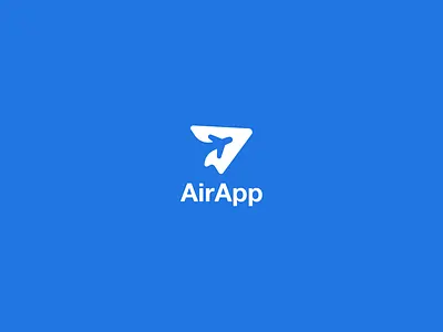 AirApp logo air app art graphic graphicdesign logo logodesign plane travel