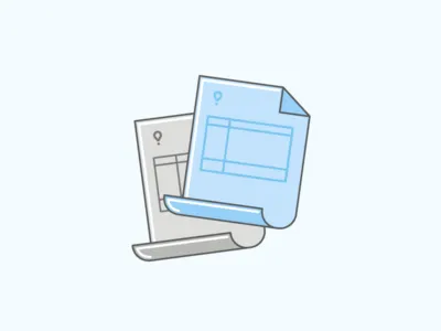 Invoices icon facturas flat design glovo invoices paper vector
