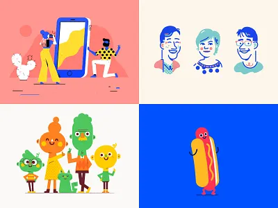 Top4shots character icon illustration patswerk top4shots vector woman