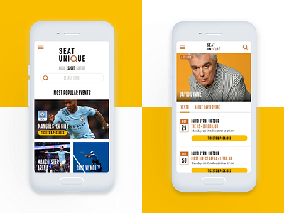 Seat Unique • app • app branding mobile app monterail skech ui ux webdesign