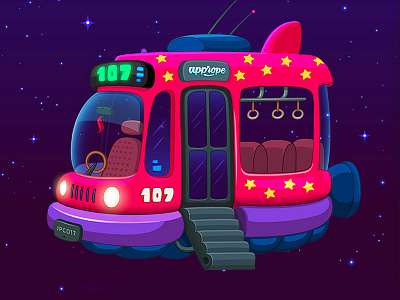 Berry Game / Map 3.5 107 app bondi bus casual game cosmos game game art game design illustration minibus minivan space space travel stars universe videogame villa urquiza