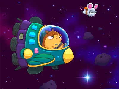 Berry Game / Map 3.4 asteroids astronaut car casual game character design drive driver game art game design hamster mouse mutiverse serious space space travel spaceship universe vehicle