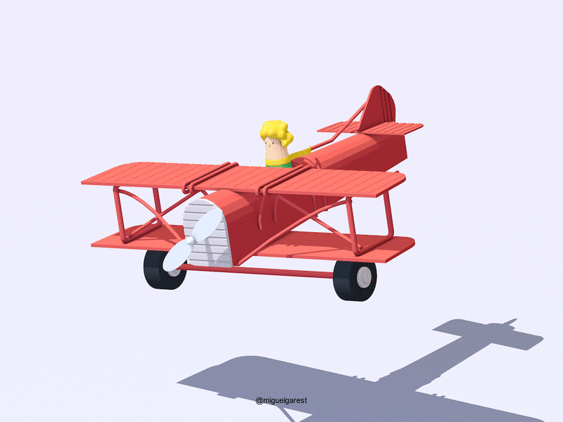 The Little Prince airplane c4d le petit prince petit plane price