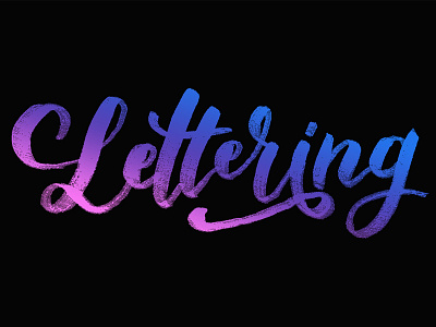 Lettering Collection Dribbble2 branding brush fun icon illustration lettering photoshop procreate typography