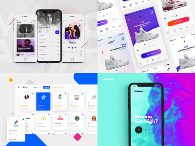 Top 4 Designs 2018 animation branding clean design ecommerce illustration marcinrumierz mobile modern shop ui ux