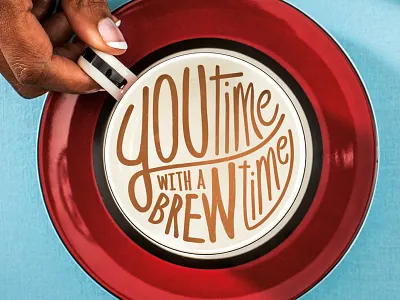 Russell Hobbs - Home Made Campaign brew campaign hand crafted hand drawn font hand drawn illustration hand drawn typography home made mug photography press ad russell hobbs social type typography you time