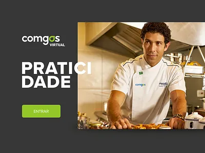 Comgás Virtual cards comgás website website banner