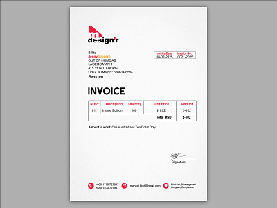 INVOICE DESIGN 3d animation branding graphic design logo motion graphics ui