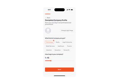 Complete Company Profile - Mobile UI design ui ui design ux ux design