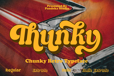 Thunky - Chunky Retro Typeface swash