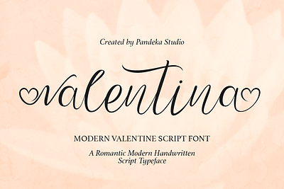 Valentina - Modern Valentine Script chic font