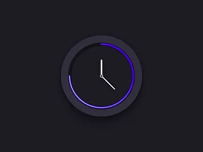 Clock design icon illustration ui vector