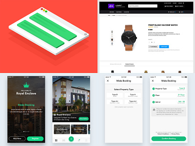 Top 4 Shots from 2018 2018 app design illustration mobile top4shots topshots ui