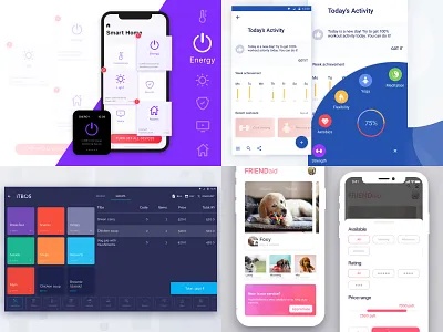 Best of 2018 2018 android app app design clean design flat icon interface ios kiosk material mobile pos sketch terminal ui ux design