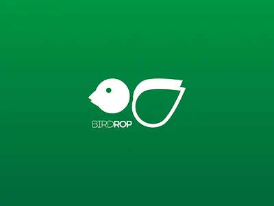 Birdrop – logo bird brand concept drop logo design naming