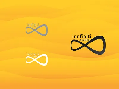 Innfiniti studio logo animation art art direction brand branding design flat graphic artist graphic design icon identity illustration illustrator logo logo design minimal typography ui ux vector